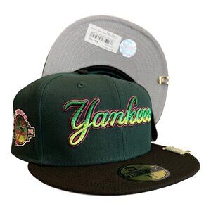 New Era New York Yankees Crawlers Pack 59FIFTY Fitted Hat 100th Year Patch 7 3/4